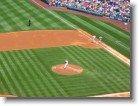 The Phillies pitcher warming up.