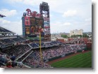 The Phillies scoreboard.