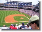 The baseball diamond.