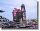 The Phillies scoreboard.