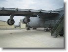 Here's the C-5 that we'll be flying in.