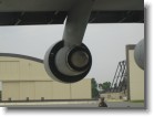 Each of the C-5's four engines is 8 feet wide and 27 feet long.