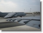 A look out over the wing.