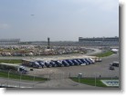 Looking out over the infield.