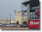 Dover Downs casino lurking behind the grandstands.