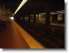 Waiting to board the train at 30th Street Station.