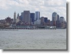 Leaving the pier on the Circle Line cruise.