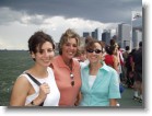 Lesley, Wendy, & Tammy in front of the Lower Manhattan Skyline.