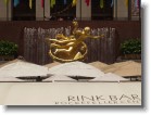 Gold statue in Rockefeller Center.