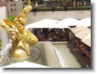 Gold statue in Rockefeller Center.
