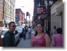 Juston & Ashley in front of the 
