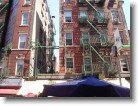 Fire escape in Little Italy.