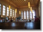 Inside the 30th Street Station.