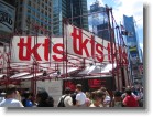 The Broadway tickets booth in Times Square.