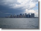 Lower Manhattan skyline.