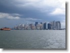 Lower Manhattan skyline.