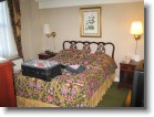 Our master bedroom in the hotel suite.