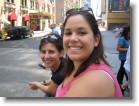 Lesley and Ashley enjoying the marketplace on Sixth Avenue.