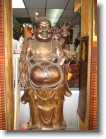 Giant copper Buddha statue.