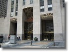 The entrance to Rockefeller Center.