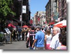 A view down the street in Little Italy.