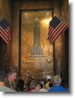 Inside the lobby of the Empire State Building.