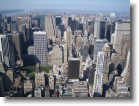 Looking north from the top of the Empire State Building.