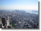 Looking south from the top of the Empire State Building.