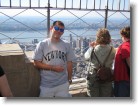 Matthew on top of the Empire State Building.