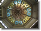 The roof inside John's Pizzeria (it used to be a church before turning into a pizzeria in 1929.