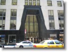 The entrance to the Chrysler Building on Lexington Ave.
