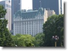A view of The Plaza from Central Park.