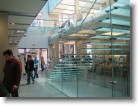 A shot of the stair well in the Apple Store.