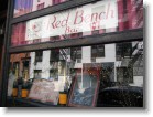 I liked the store front window of this bar.