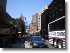 Walking down Broadway.
