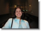 Ashley, going up the escalator towards DSW.