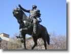 I think this is a statue of George Washington in Union Square Park, but I could be wrong.