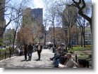 Walking around Union Square Park.
