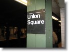 Down in the subway at the Union Square Station.