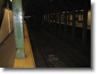 A look down the subway tracks at Union Station.