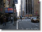 Walking towards the Radio City Music Hall.