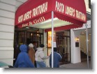 The canopy to the Pasta Lover's Trattoria restaurant.