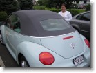 Ashley & her Beetle.