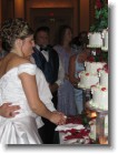 Sean & Jody cutting the cake.